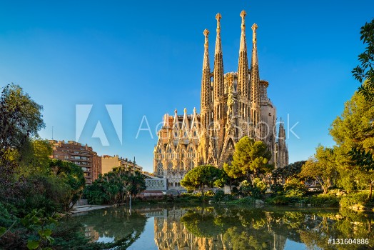 Bild på Sagrada Familia in Barcelona Spain